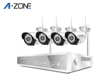 Trung Quốc Nhà 960P 4 Máy ảnh CCTV không dây với ghi âm, Hệ thống Máy ảnh an ninh HD Nvr nhà cung cấp