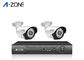 Không thấm nước 2 kênh Poe CCTV Máy ảnh Kit IP66, Poe Nvr hệ thống giám sát nhà cung cấp
